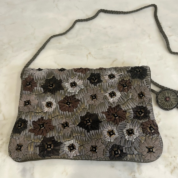 Beautiful leather/suede handbag - Picture 2 of 4